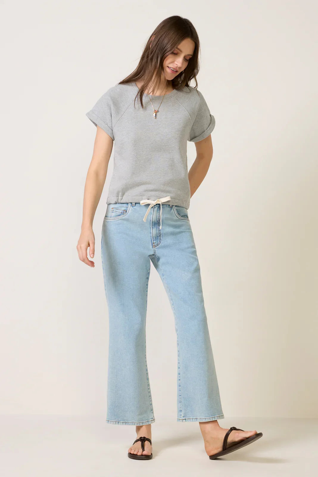 Sydney Tie Bottom Sweatshirt
