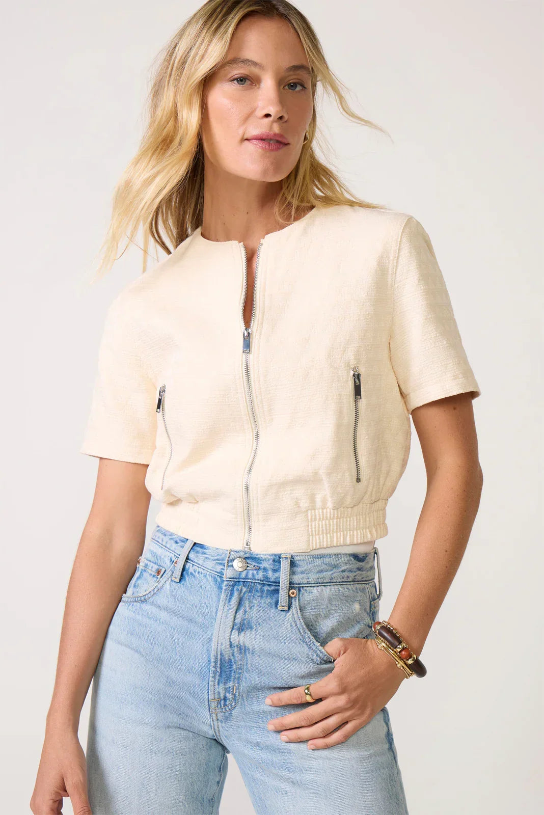 Billie Textured Bomber