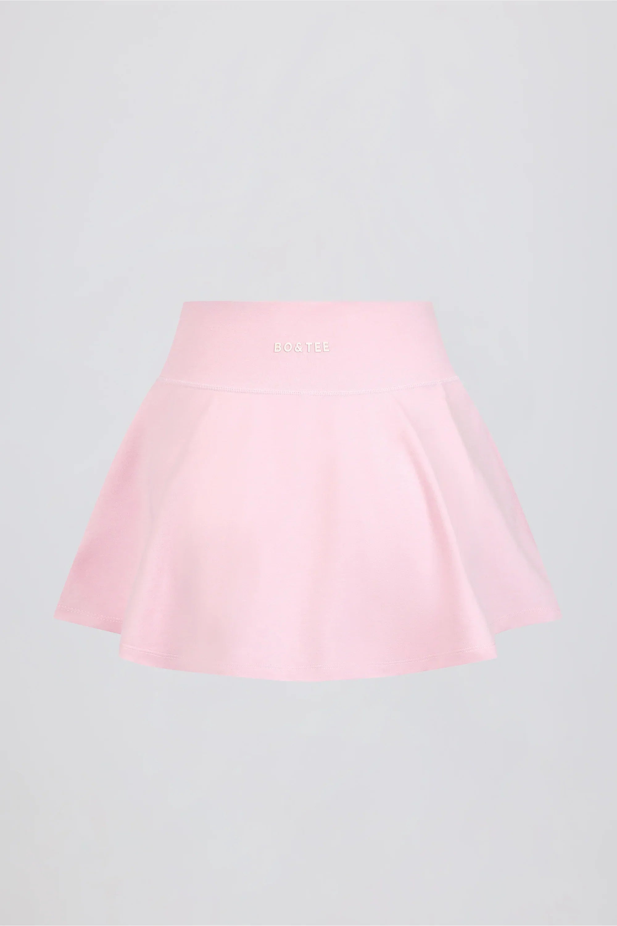 Brushed Jersey Crossover Mini Skort in Bloom