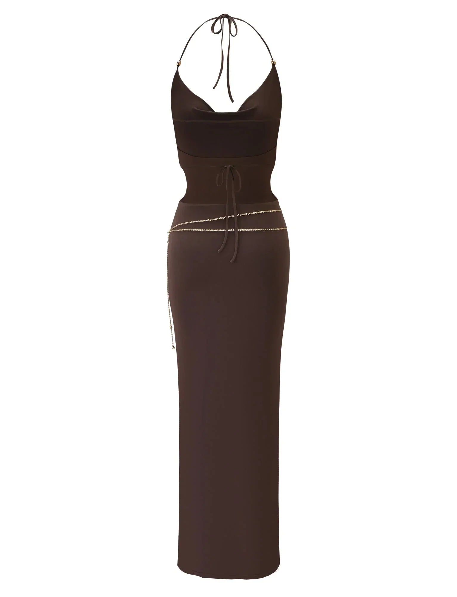 SURIYA MAXI DRESS CHOCOLATE BROWN