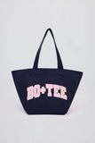 Oversized Tote Bag in Classic Navy