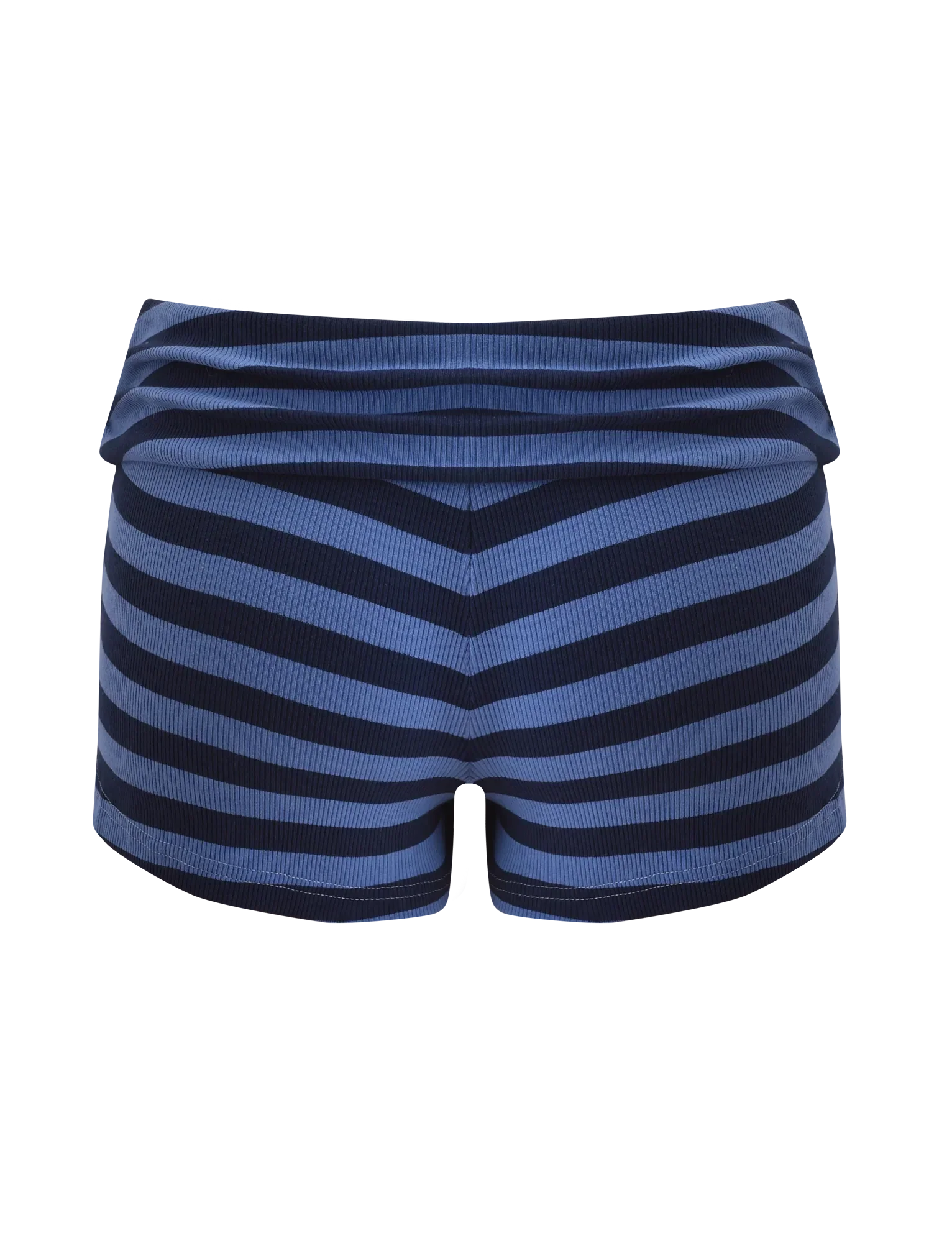 CERYS RIB SHORT BLUE NAVY STRIPE