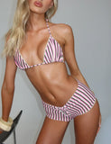 DAZZLE BIKINI BOTTOM STRIPE