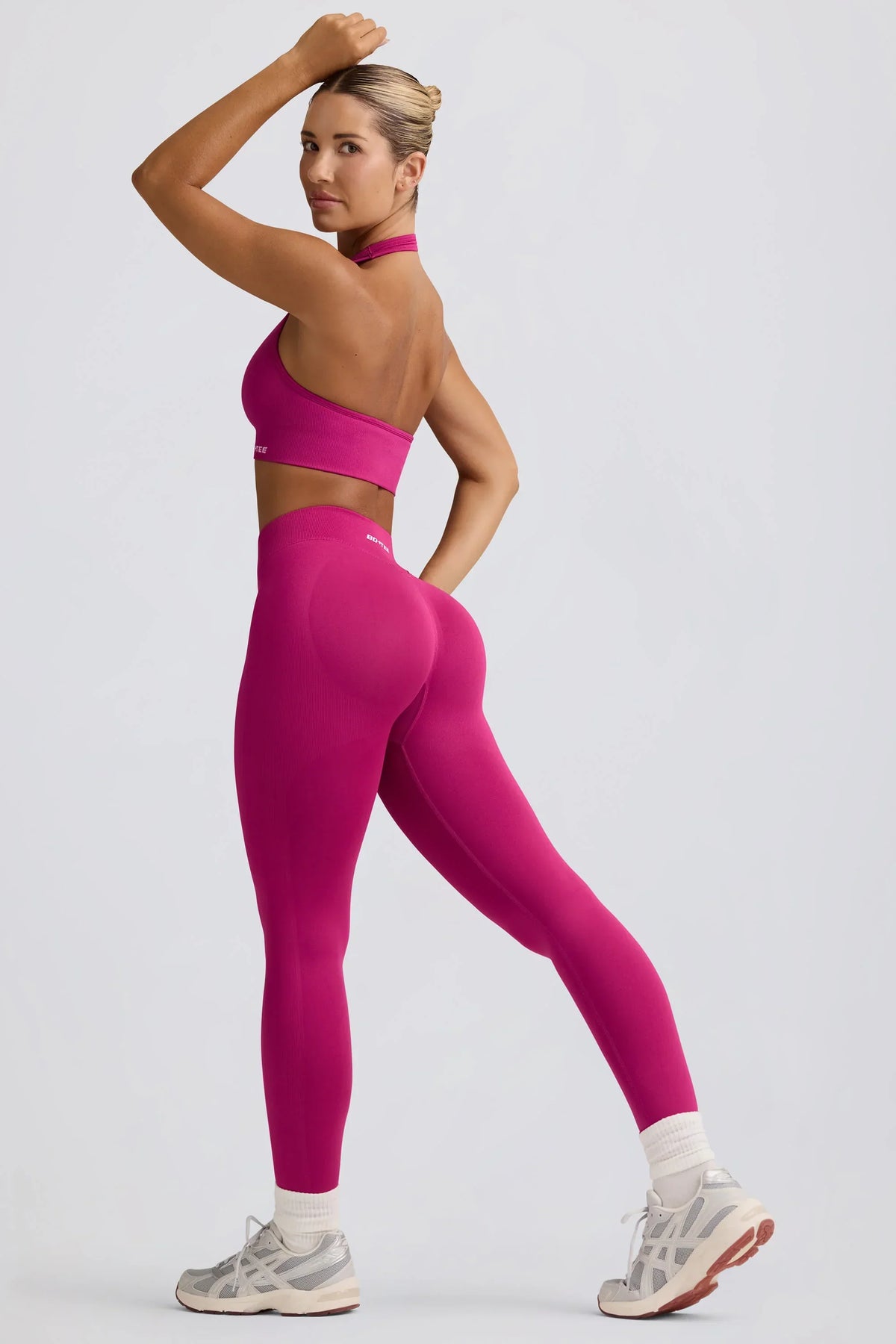 Define Luxe High Waist Leggings in Berry