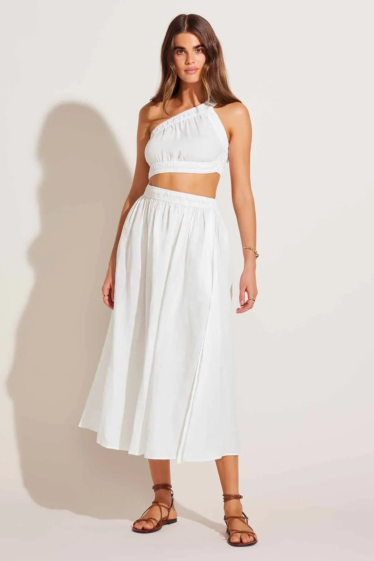 Reina Dress White Ecolinen