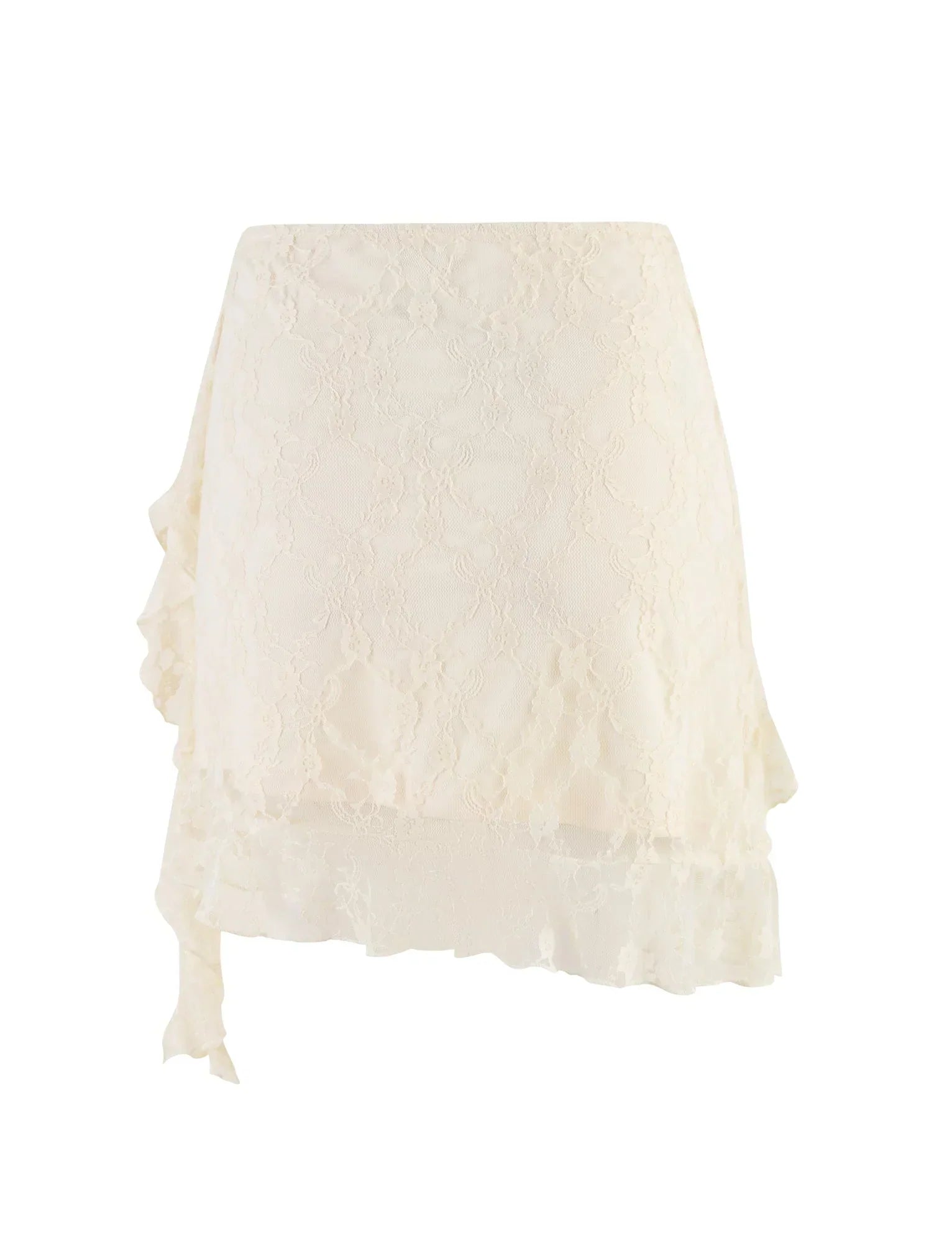 STORMI LACE SKIRT BEIGE CHAMPAGNE CHAMPAGNE LACE