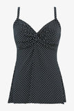 Roswell Tankini Top in Pin Point