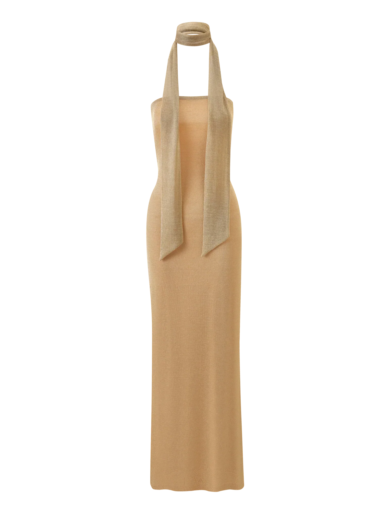 DANIELA SCARF DRESS 20 GOLD