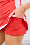 Fresh Start Colorblock Red Active Dress