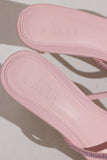 Heeled Sandal in Blush Pink
