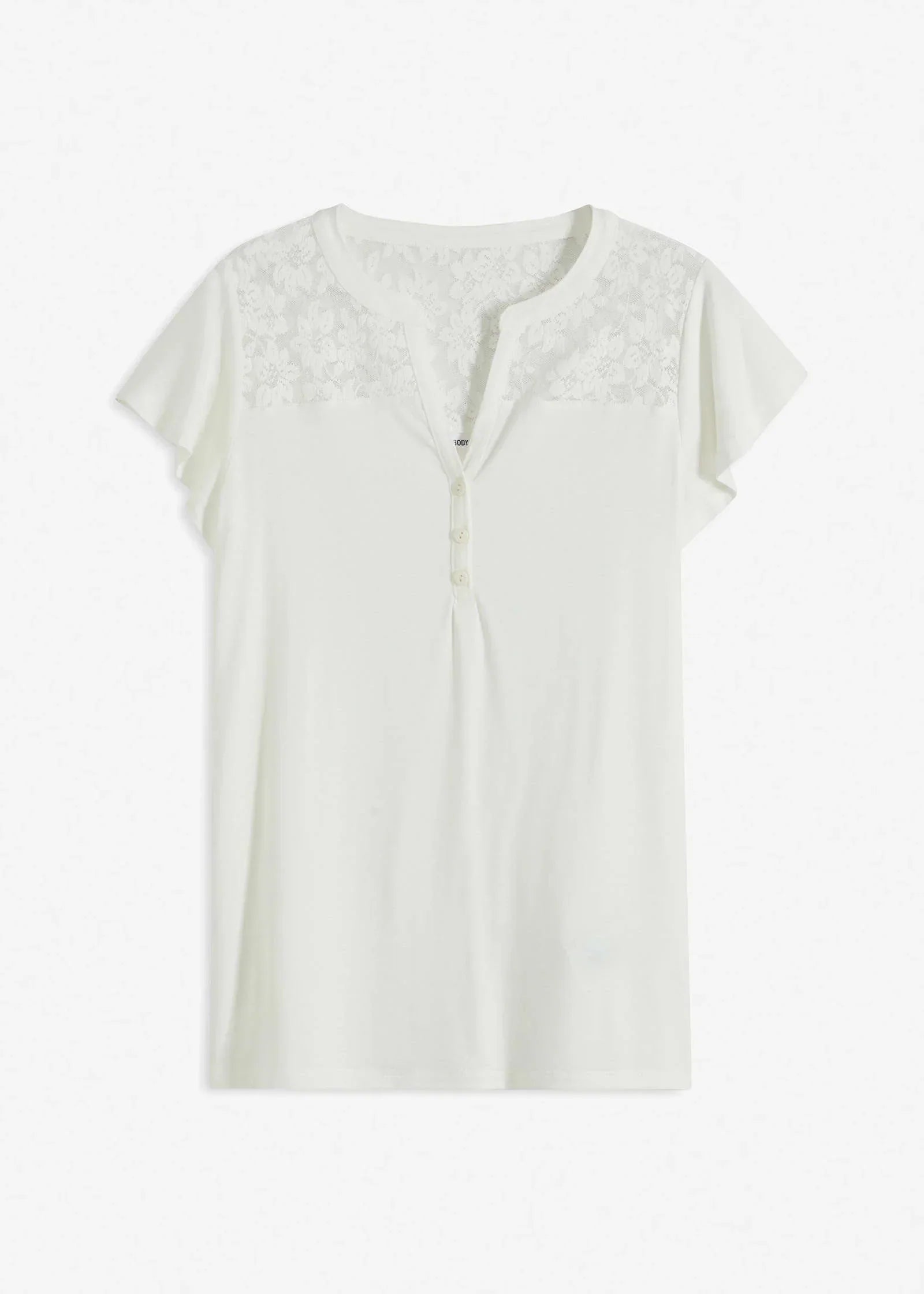 Henley Shirt Ivory