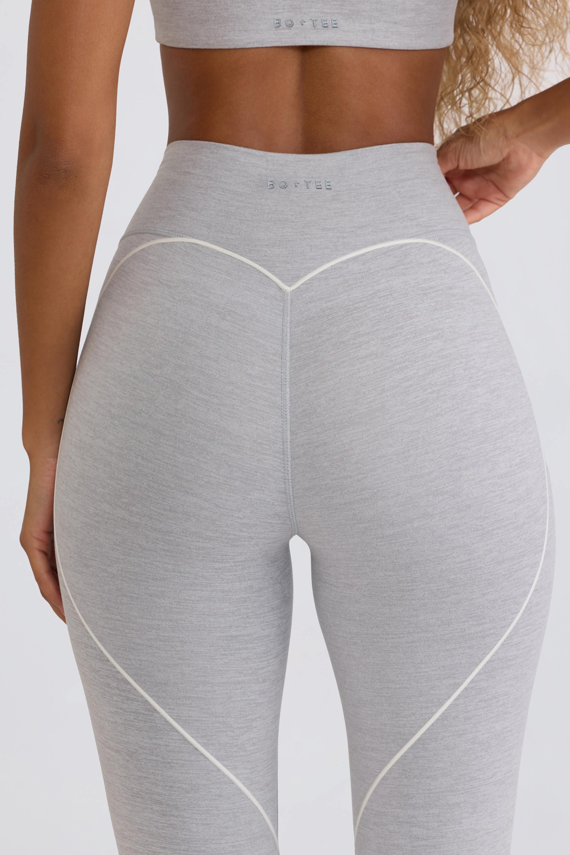 Soft Active Mid Rise Leggings in Grey