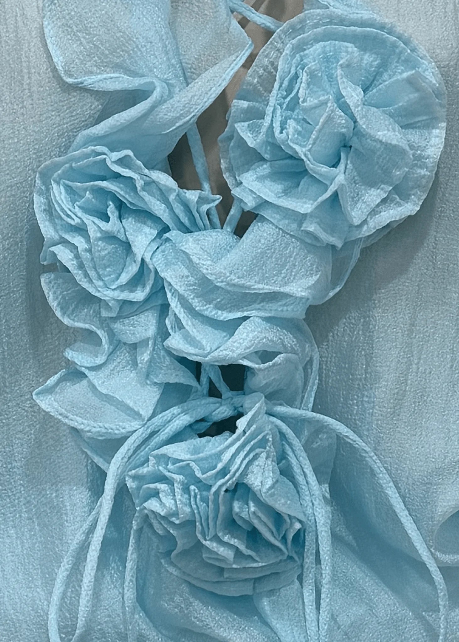Keep Me Close Ruffle Two Piece Blue