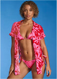 Beach Button Down Shirt Hot Paradise