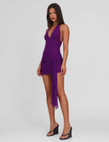 JUSTINA MINI DRESS PURPLE