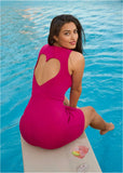 Heart Cutout Mini Dress Granita