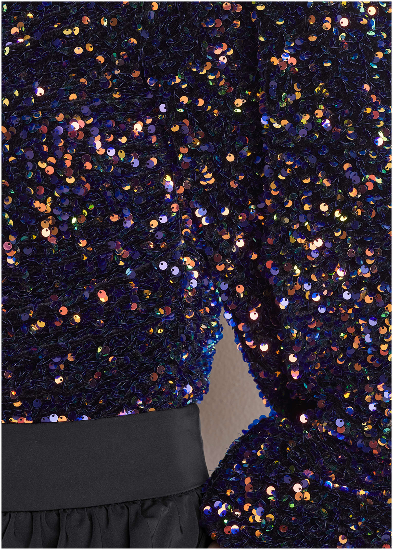 Sequin Off The Shoulder Top Multi