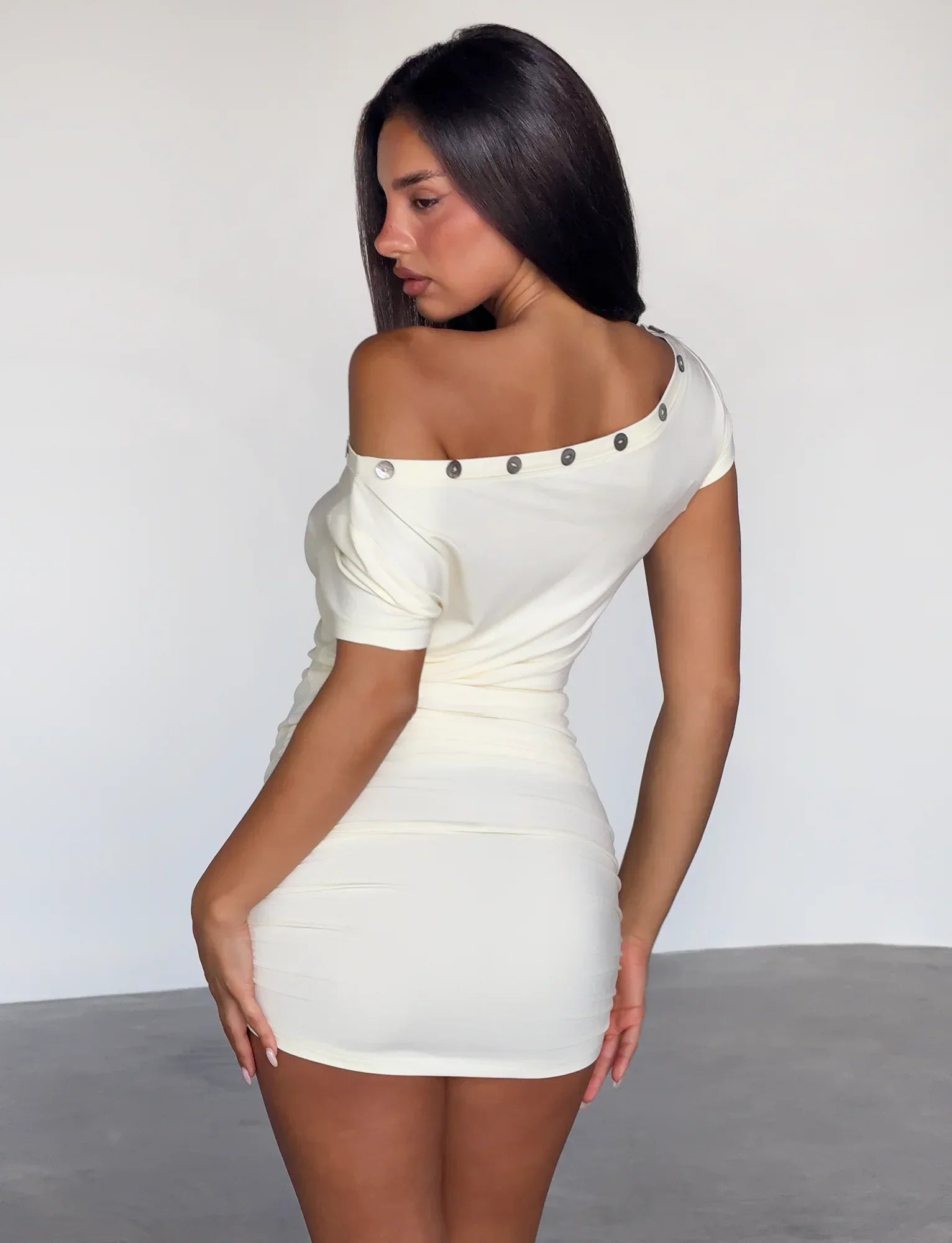 MARITA MINI DRESS CREAM