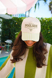 KenzKustomz Green Stripe Trucker Hat Palms Poolside