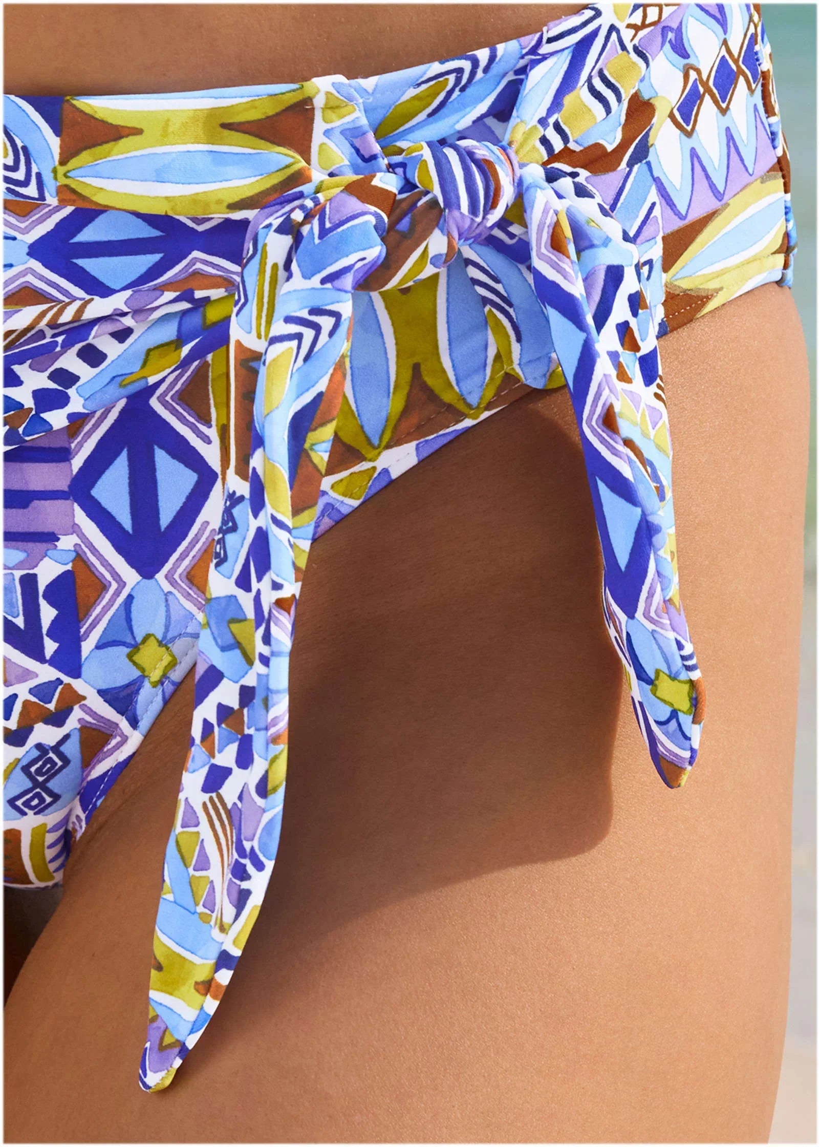Kauai Bikini Bottom Aztec Patchwork