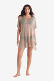 Lagoon Tunic Gold Metallic Knit
