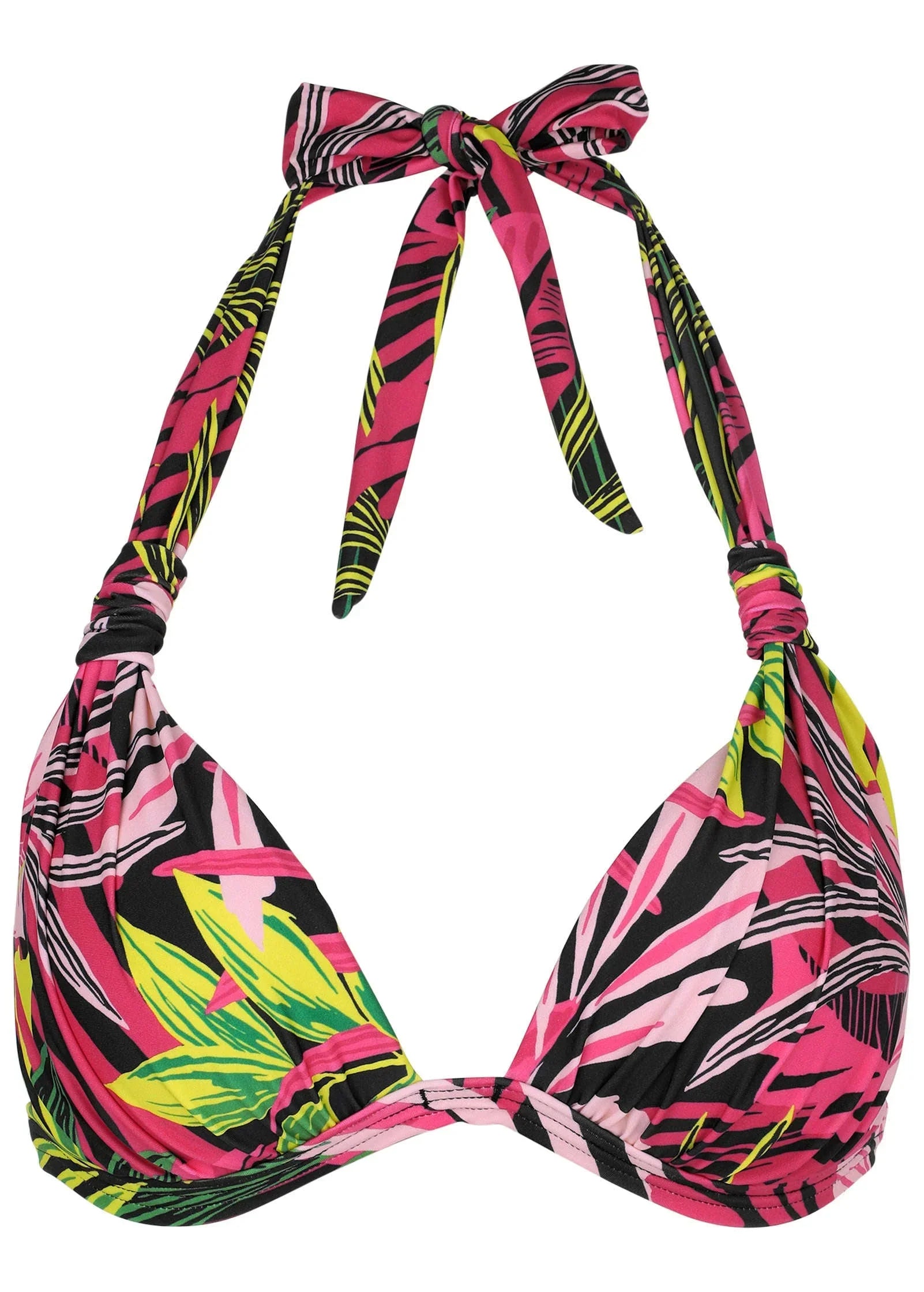 Goddess Push Up Bikini Top Polynesian Palm