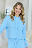 Kitt Blue Hoodie Lounge Sweater