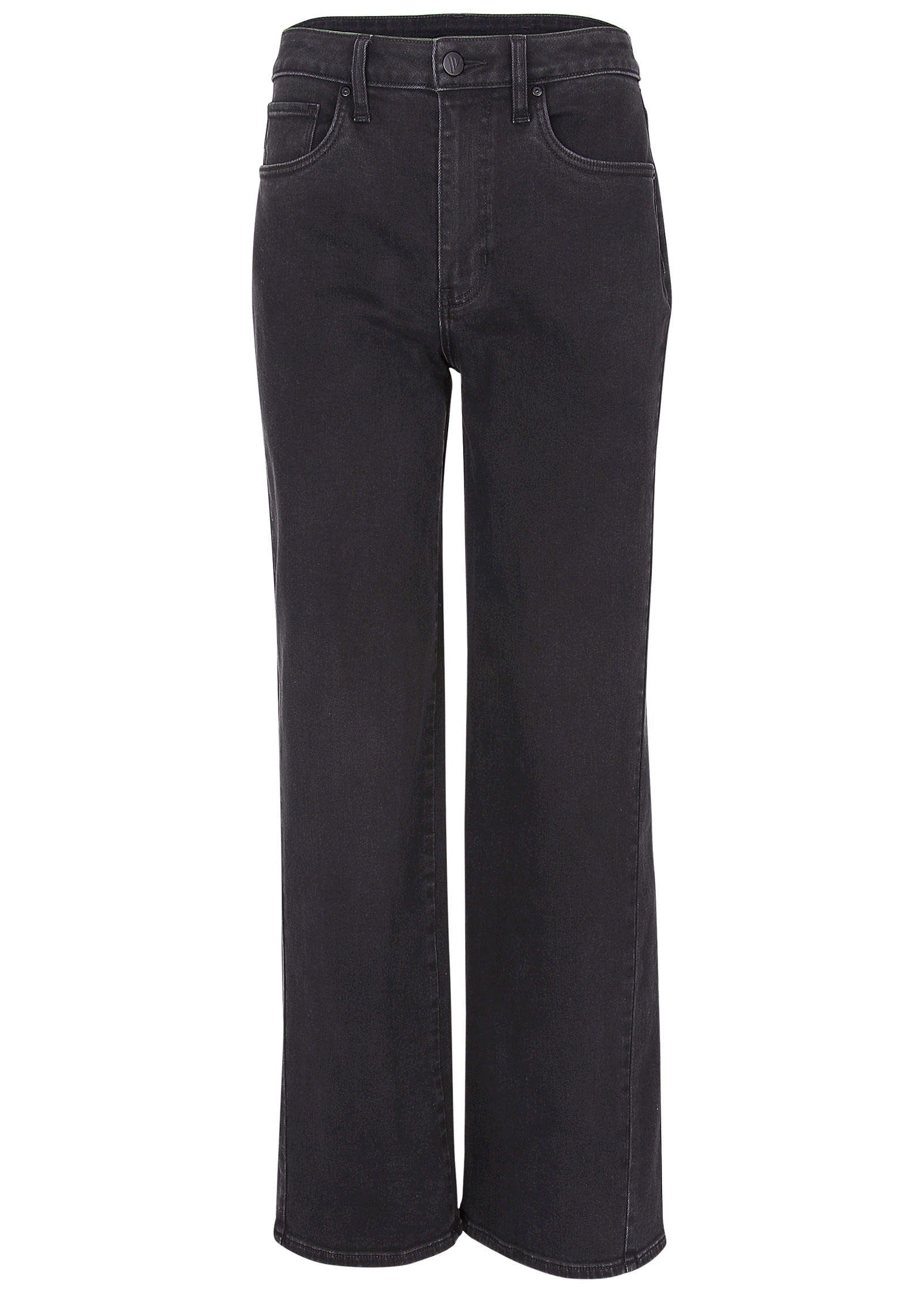 Farrah Wide Leg Jeans Black Wash