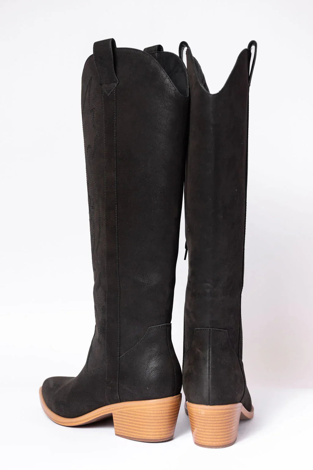 Shania Black Cowboy Boots