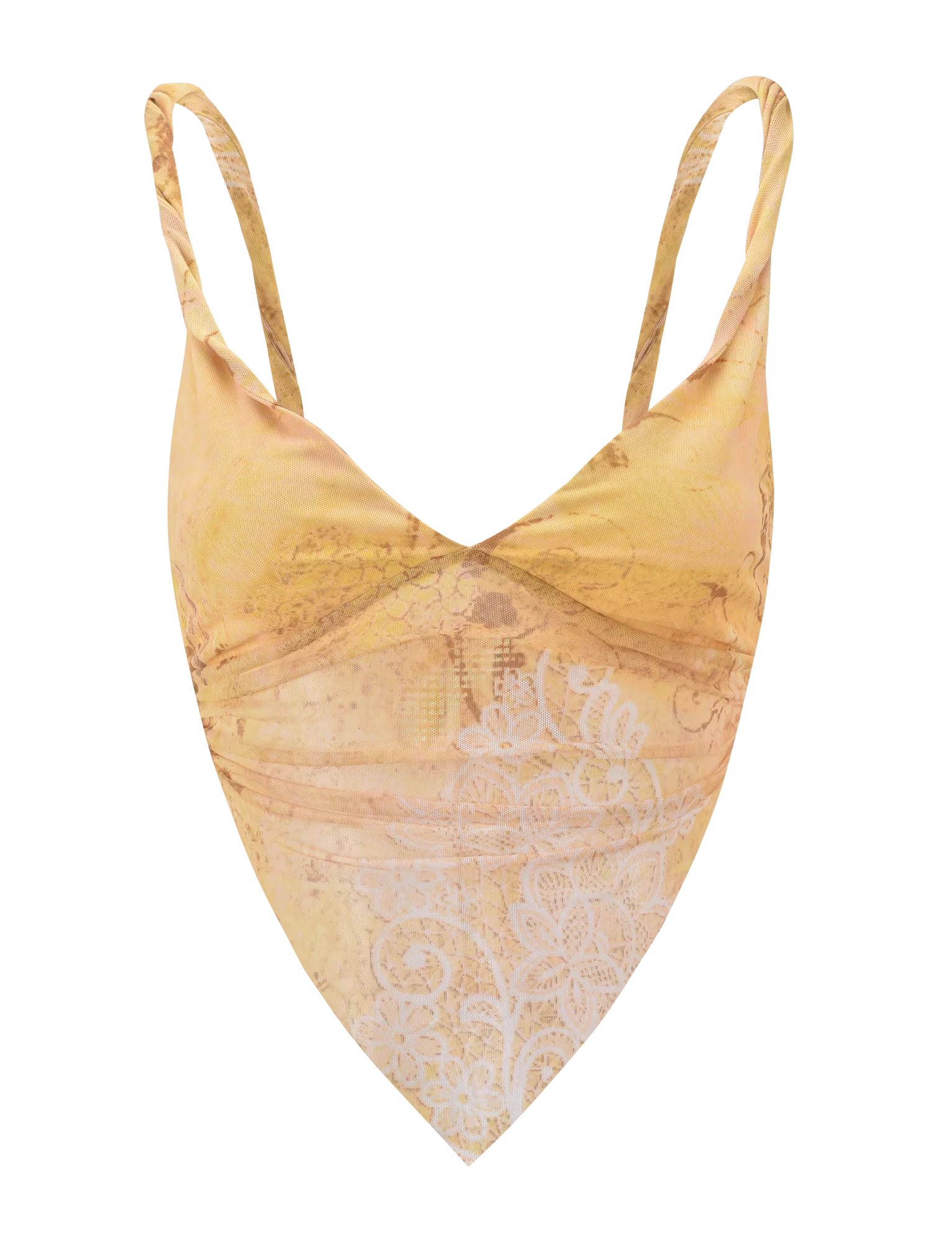 THEO TOP LEMON BUTTERFLY PAISLEY