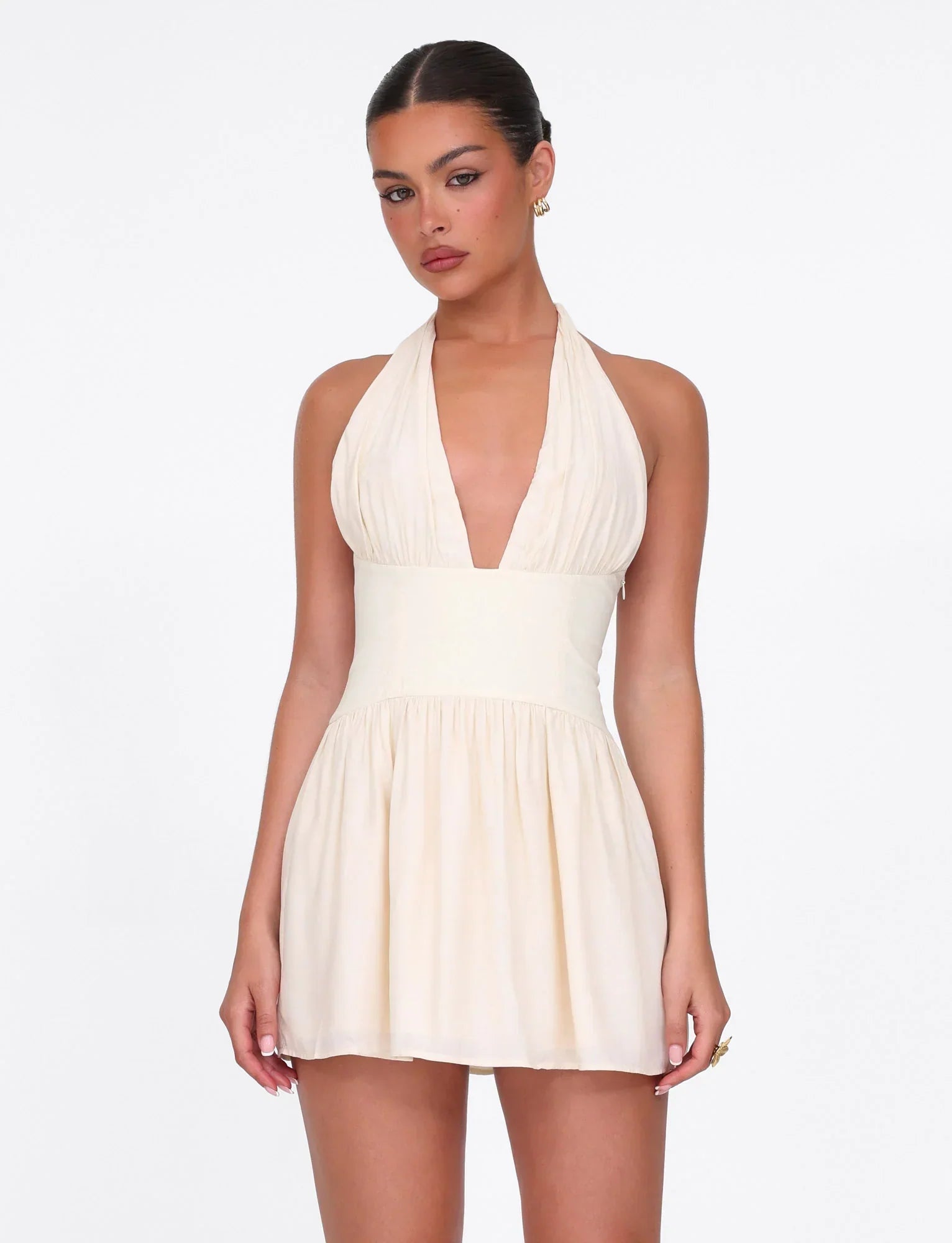 CALISTA MINI DRESS YELLOW BUTTER