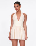 CALISTA MINI DRESS YELLOW BUTTER