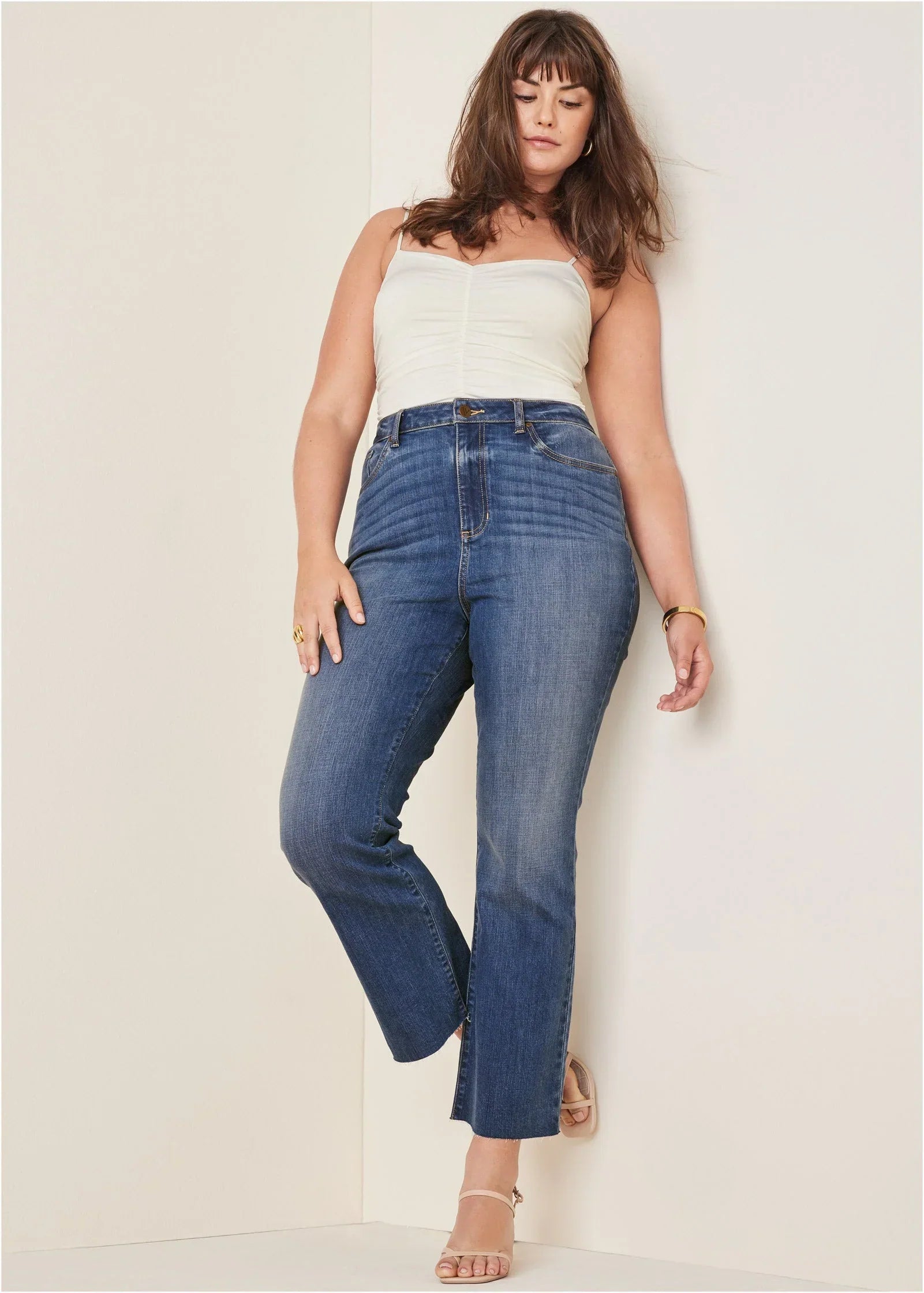 Brigitte Kick Flare Jeans Medium Wash