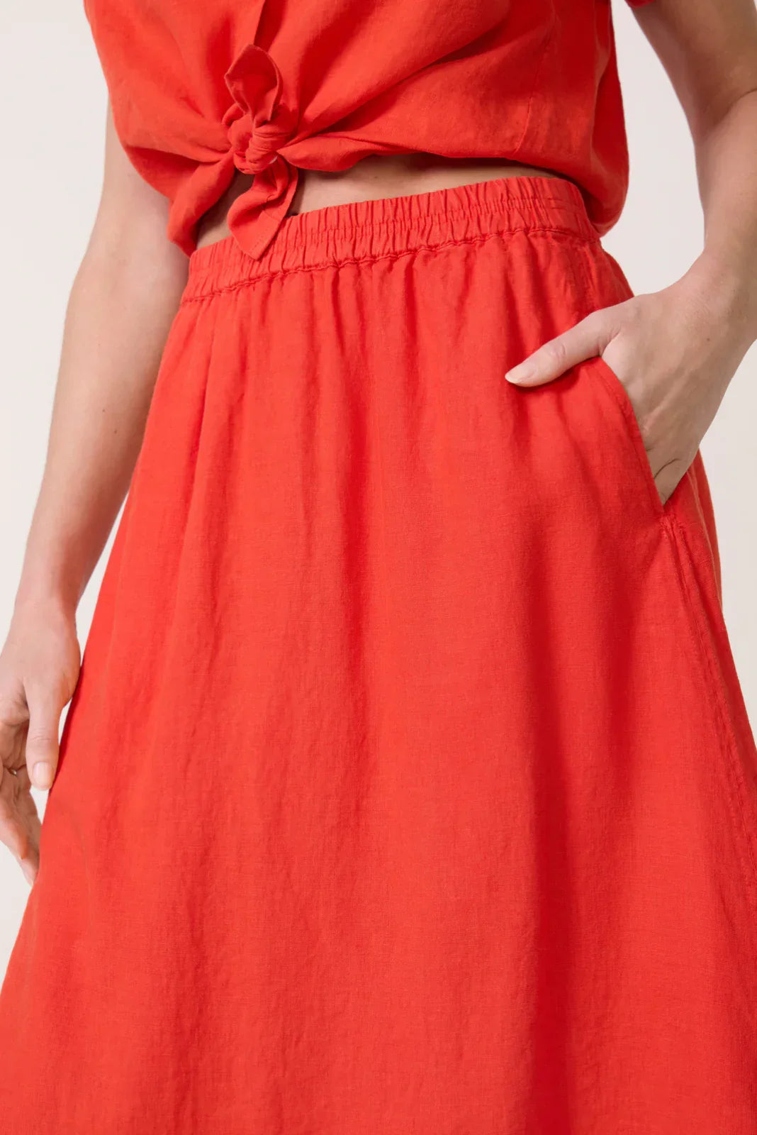 Maddie Linen Skirt