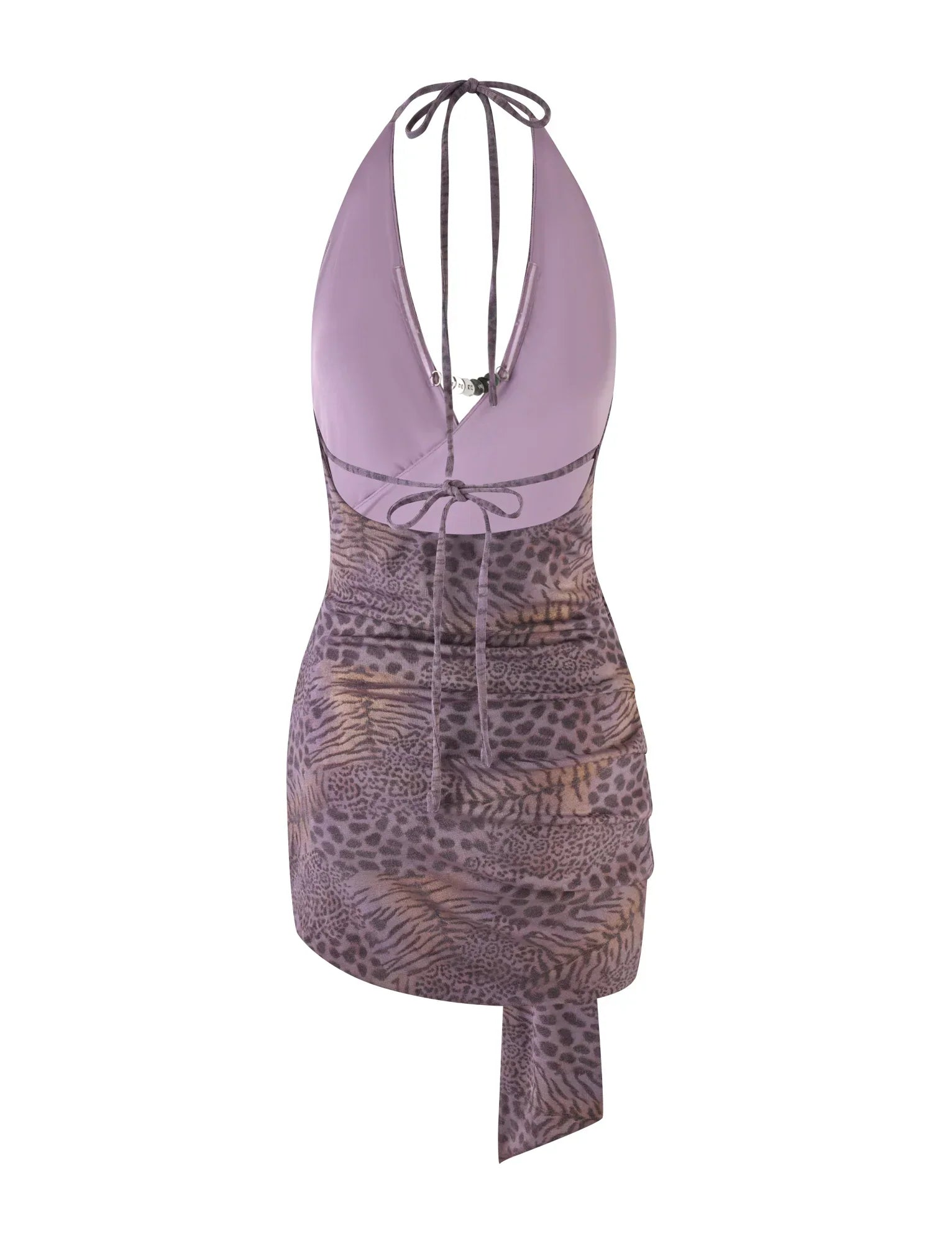 INDIGO MINI DRESS PURPLE TIGER