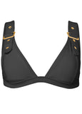 Jet Set Belted Triangle Top Black Beauty