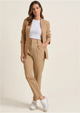 Tailored Suit Pants Sand