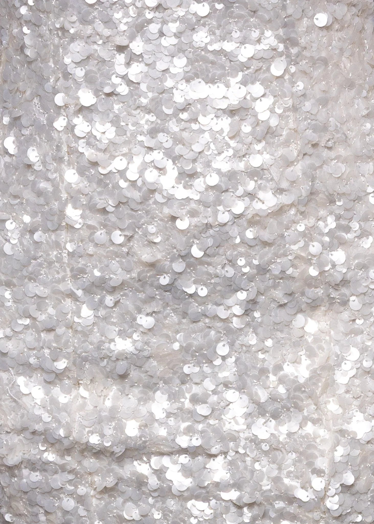 Let Love Grow Sequin Mini Dress White