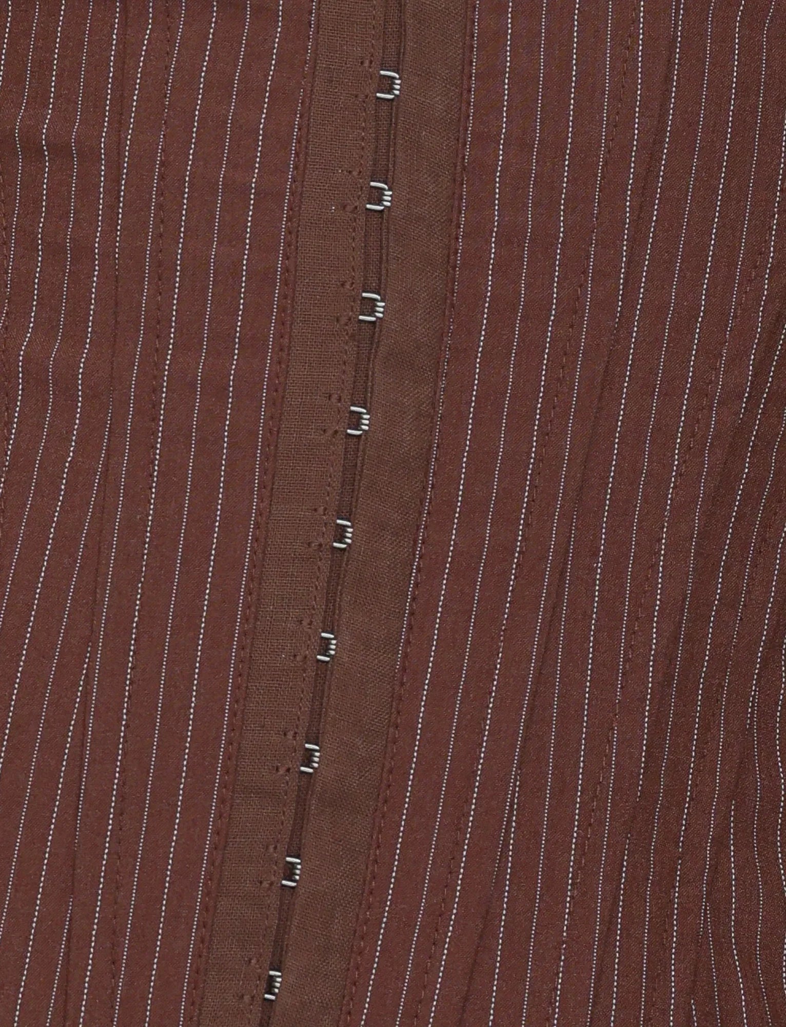 ANTONELLA CORSET 20 BROWN CHOCOLATE CHOCOLATE PINSTRIPE