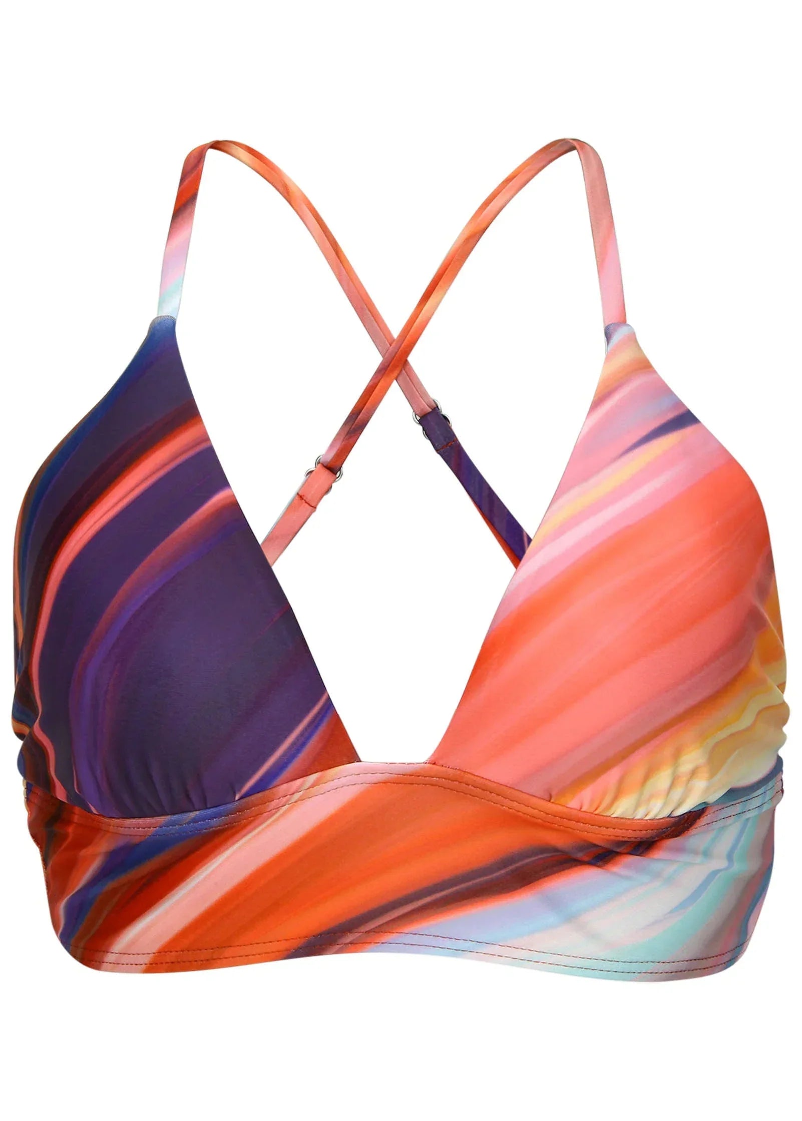 Bimini Long Line Top Dark Rainbow