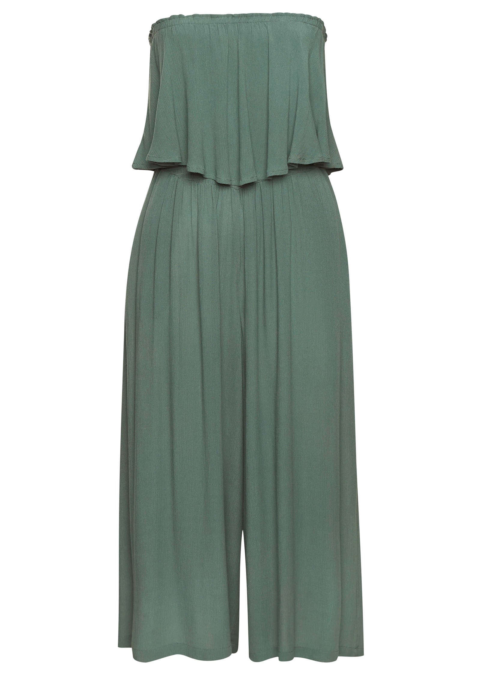 Strapless Jumpsuit Green