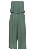 Strapless Jumpsuit Green