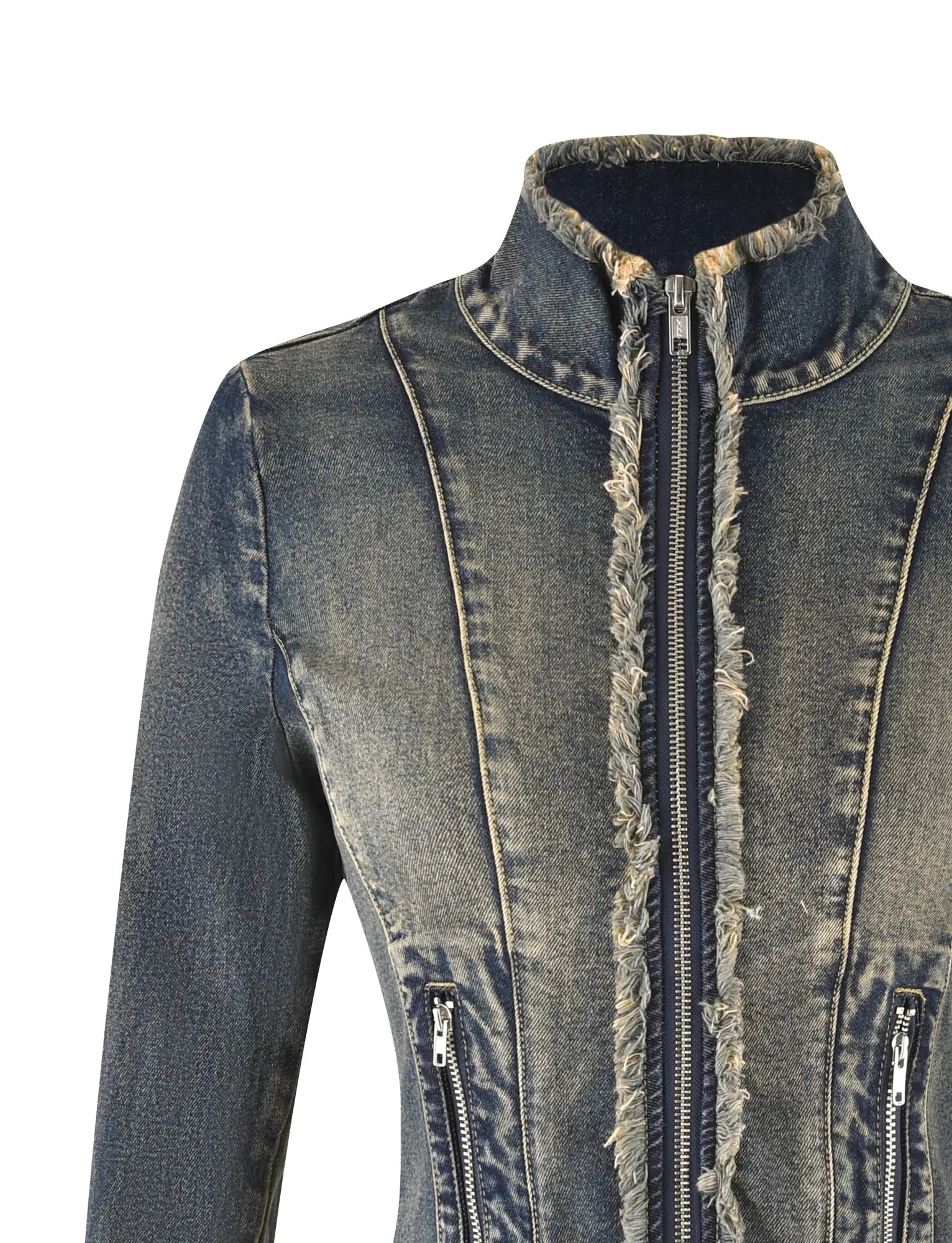 OPHELIE JACKET BLUE DENIM BLUE DENIM