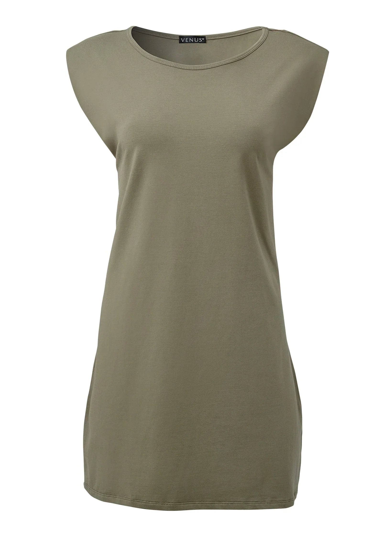 Easy Shift Dress Olive