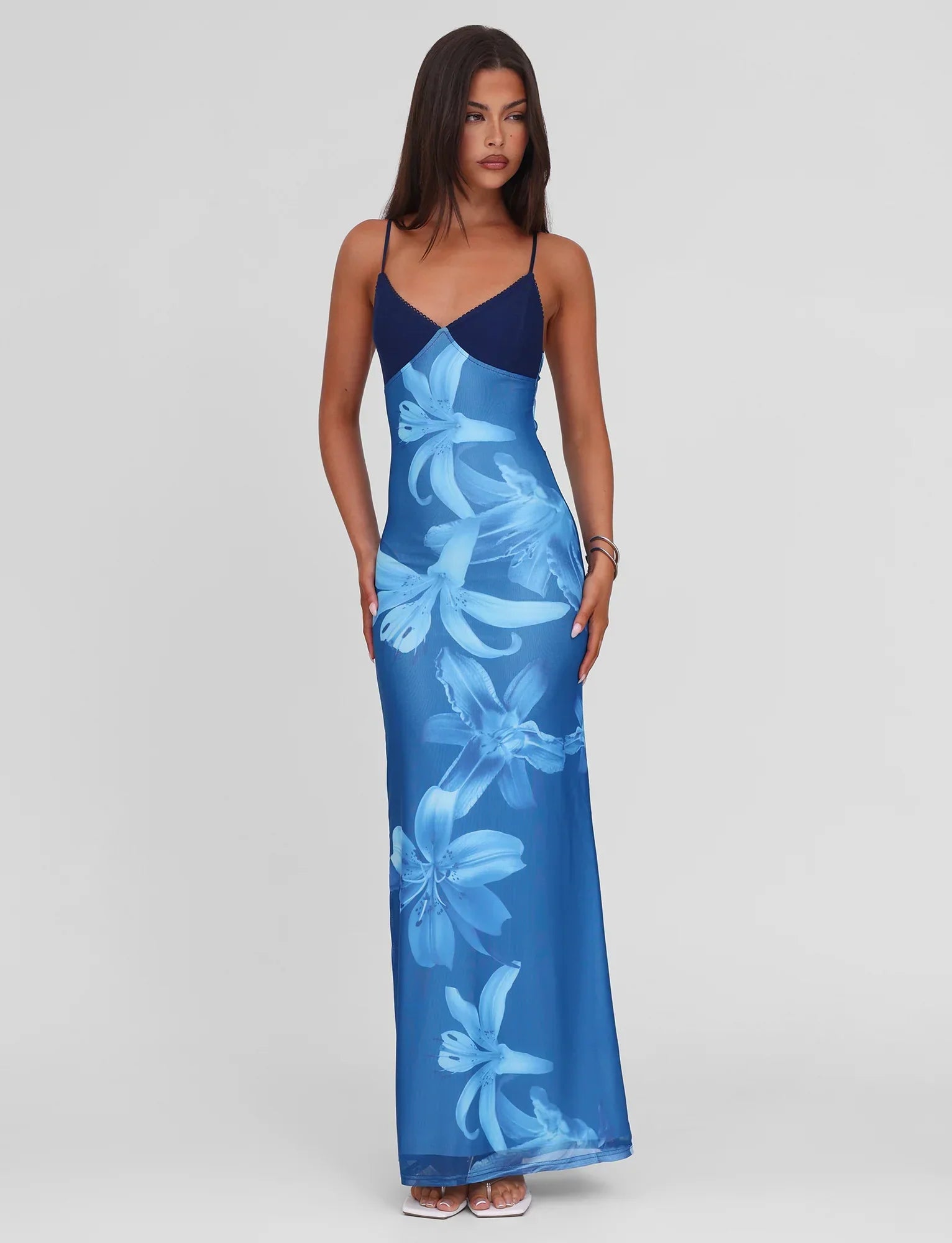 ALAINA DRESS BLUE ORCHID