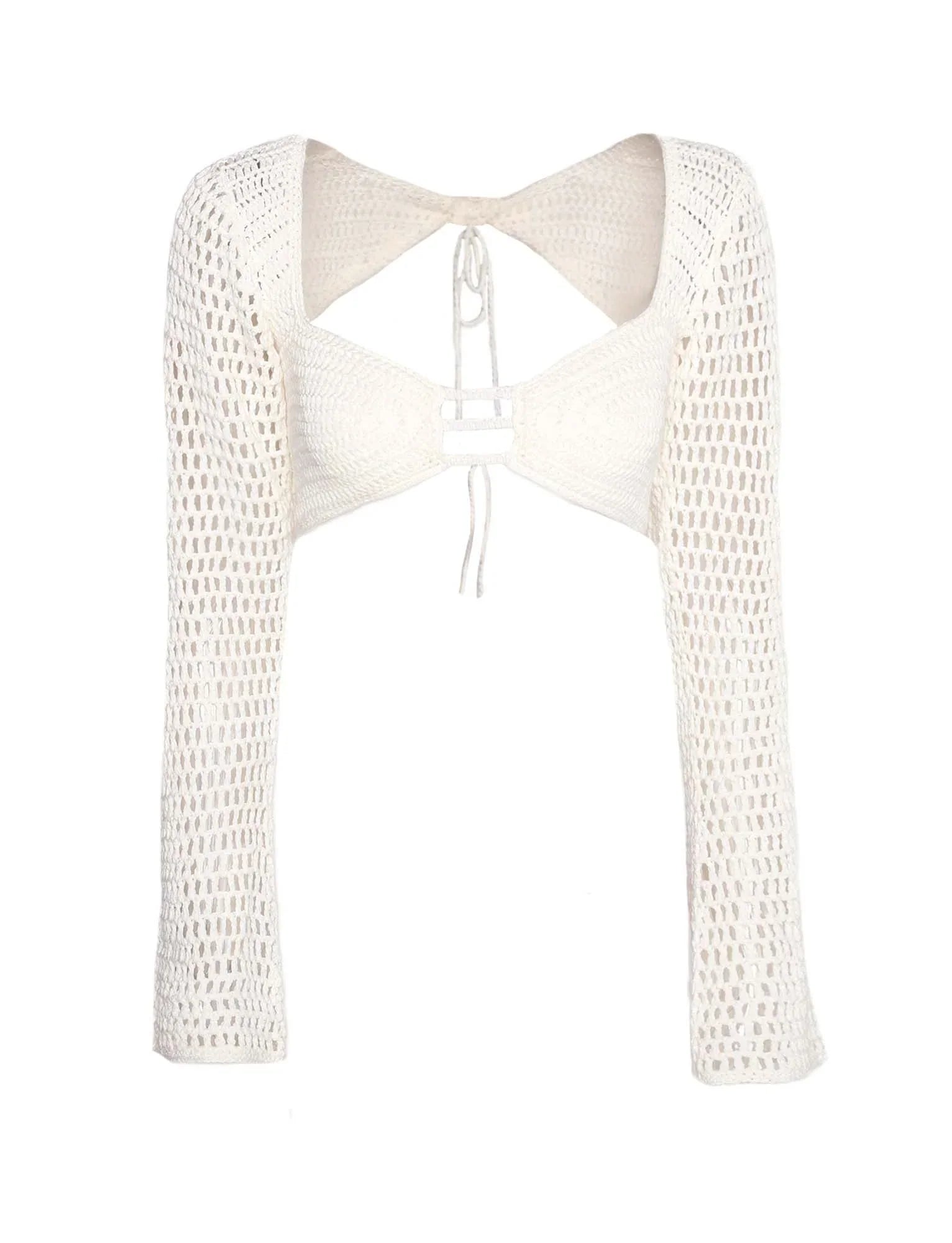 MACAULEY TOP CREAM CROCHET