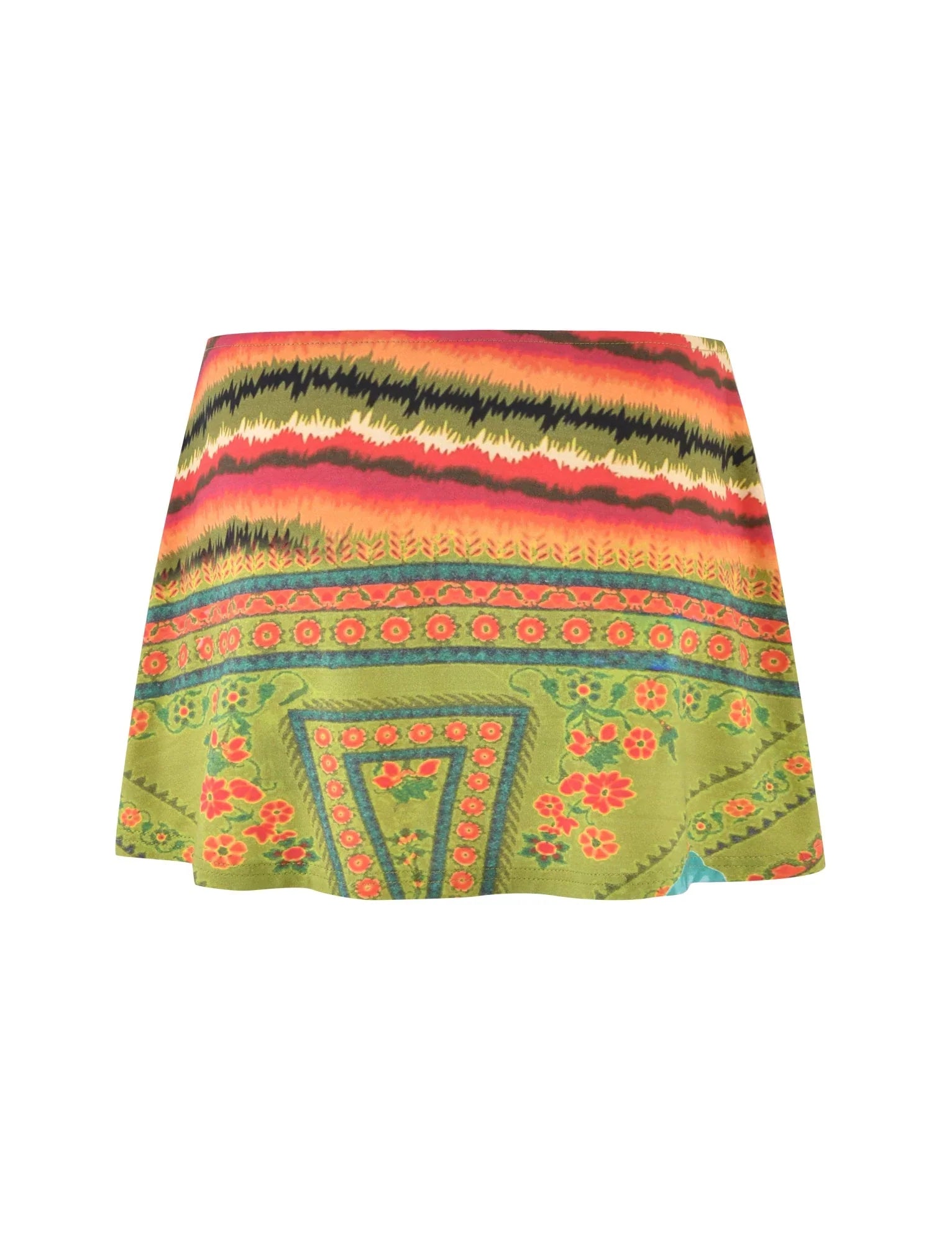 QUINLEY SKORT MULTI FLORAL TROPICAL FLORAL