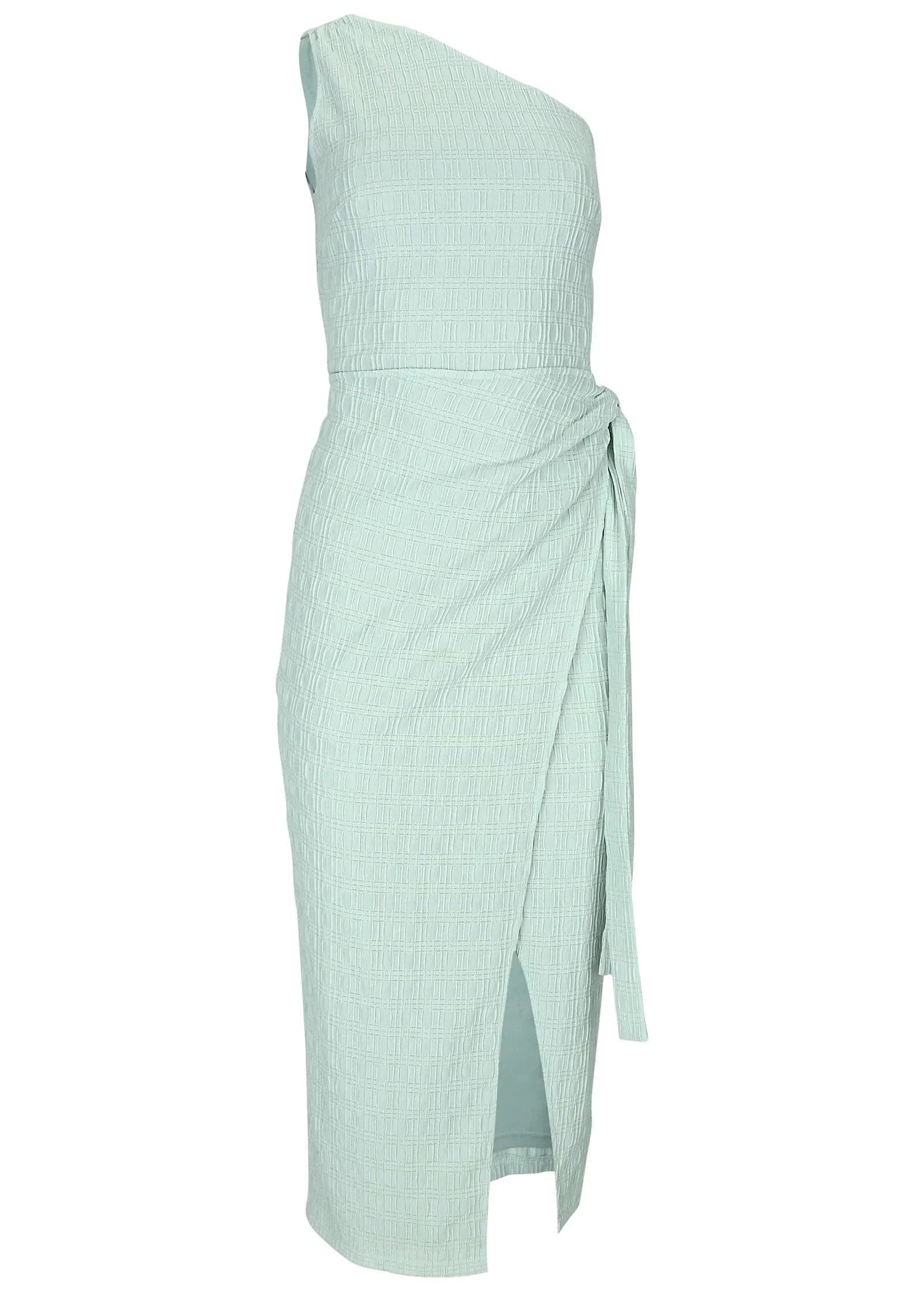 Tie Side Maxi Dress Dusty Mint