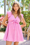 Southernmost Charm Pink Mini Dress