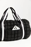 Haylie Active State Black Quilted Duffle Bag SALE